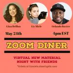 Zoom Diner - Virtual New Material Show with Orlando Baxter and Gina Brillon